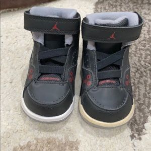 Baby Jordan’s. Size 4. Black and red